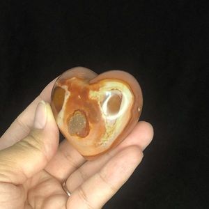 Polychrome Jasper Heart -(B)